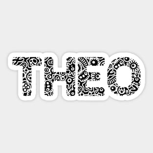 THEO NAME Sticker